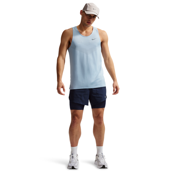 Nike Dri-FIT ADV STRIDE TANK - Men's - Lt Armory Blue/Reflective Silver - Image 6