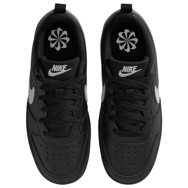 Nike Court Borough Low Recraft - Boys' Grade School - Grey Fog/Black/Black - Image 4