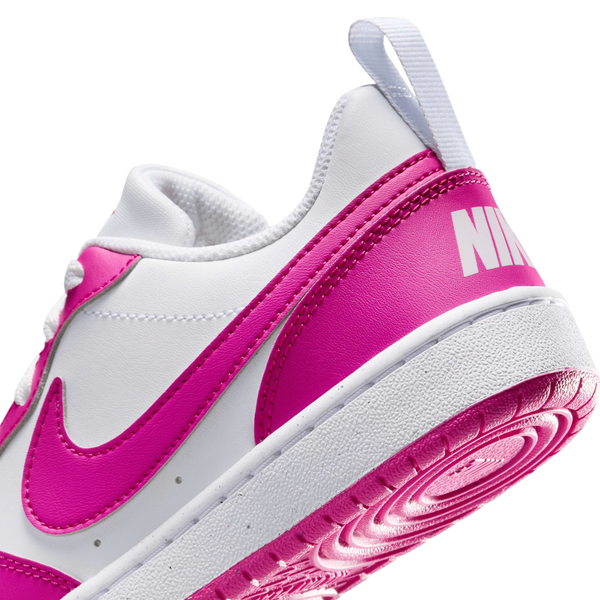 Nike Court Borough Low Recraft - Girls' Grade School - Laser Fuchsia/White - Image 8