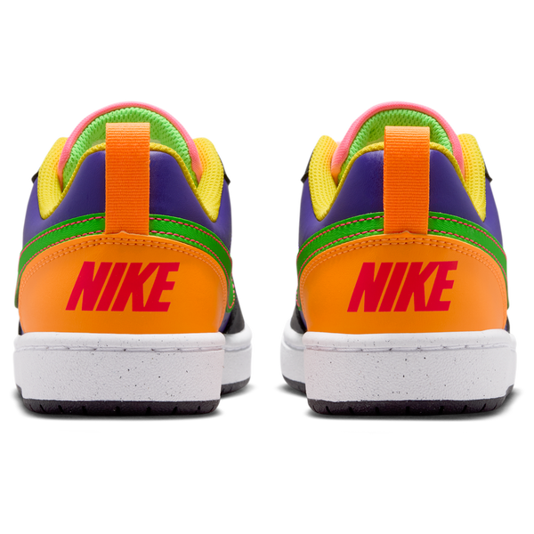 Nike Court Borough Low Recraft - Boys' Grade School - Court Purple/Green Strike/Court Purple - Image 3