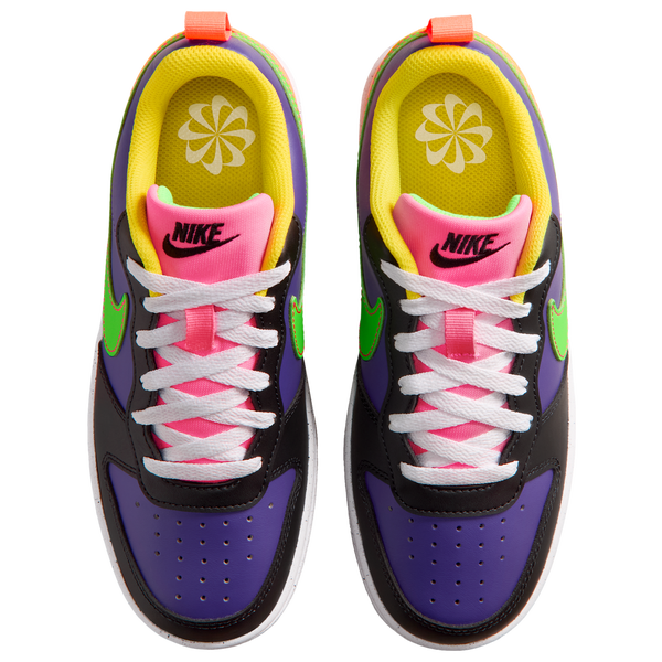 Nike Court Borough Low Recraft - Boys' Grade School - Court Purple/Green Strike/Court Purple - Image 4