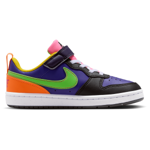 Nike Court Borough Low Recraft - Boys' Preschool - Court Purple/Court Purple/Green Strike