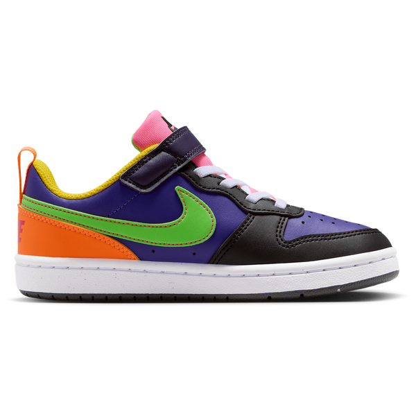 Nike Court Borough Low Recraft - Boys' Preschool - Court Purple/Court Purple/Green Strike