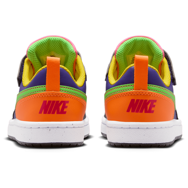 Nike Court Borough Low Recraft - Boys' Preschool - Court Purple/Court Purple/Green Strike - Image 3