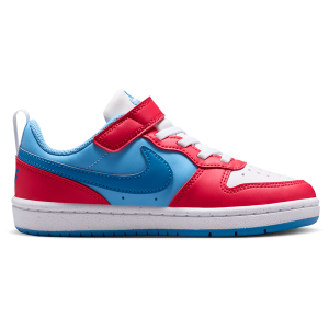 Nike Court Borough Low Recraft - Boys' Preschool - Aurora Blue/Fusion Red/Football Blue