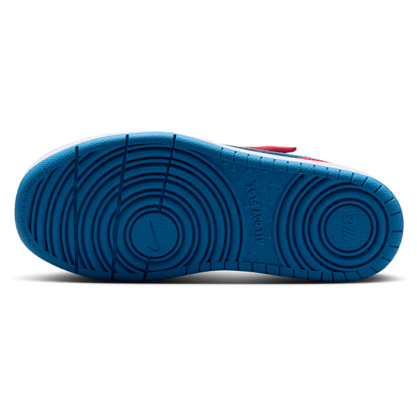 Nike Court Borough Low Recraft - Boys' Preschool - Aurora Blue/Fusion Red/Football Blue - Image 5