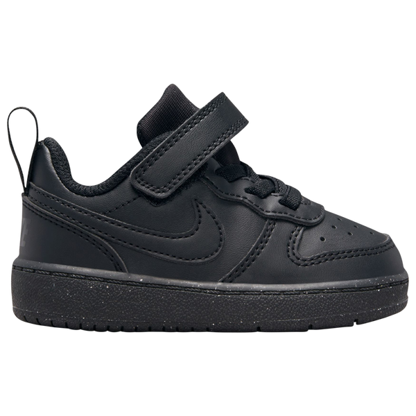 Nike Court Borough Low Recraft - Boys' Toddler - Black/Black/Black - Image 2