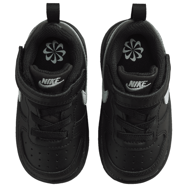 Nike Court Borough Low Recraft - Boys' Toddler - Black/Black/Grey Fog - Image 4
