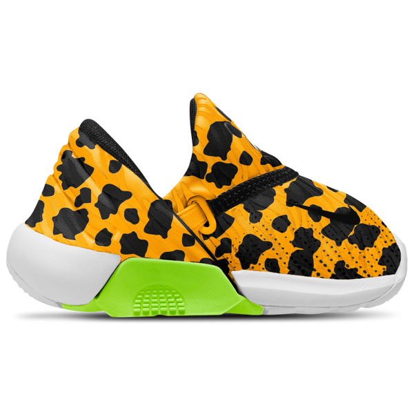 Nike Swoosh Go AOP - Boys' Toddler - Black/Univ Gold/Volt