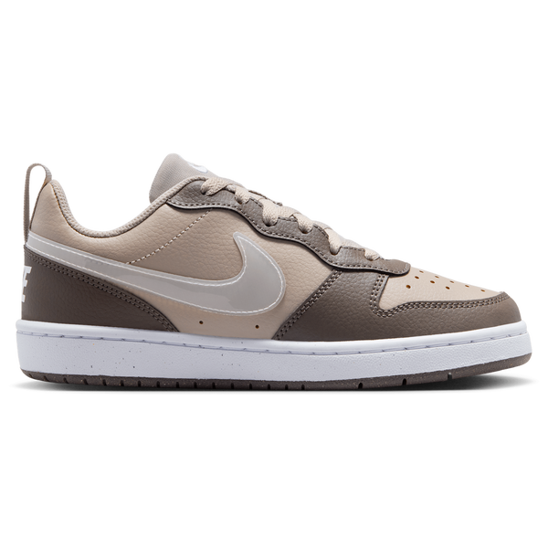 Nike Court Borough Low JES - Boys' Grade School - Moon Particle/Cave Stone/White