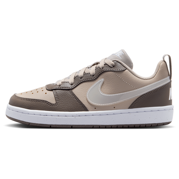 Nike Court Borough Low JES - Boys' Grade School - Moon Particle/Cave Stone/White - Image 2