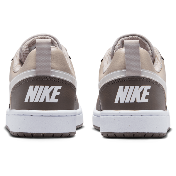 Nike Court Borough Low JES - Boys' Grade School - Moon Particle/Cave Stone/White - Image 3