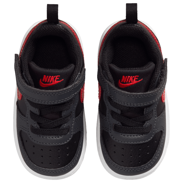 Nike Court Borough Low JES - Boys' Toddler - Black/Anthracite/University Red - Image 4