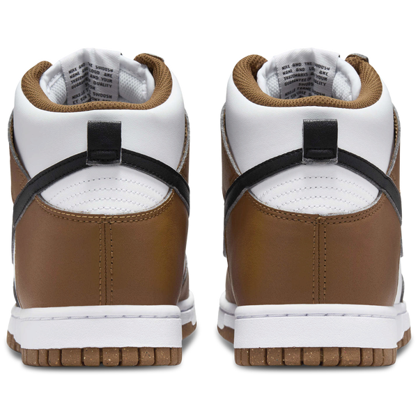 Nike Dunk High - Women's - White/Black/Light British Tan - Image 3