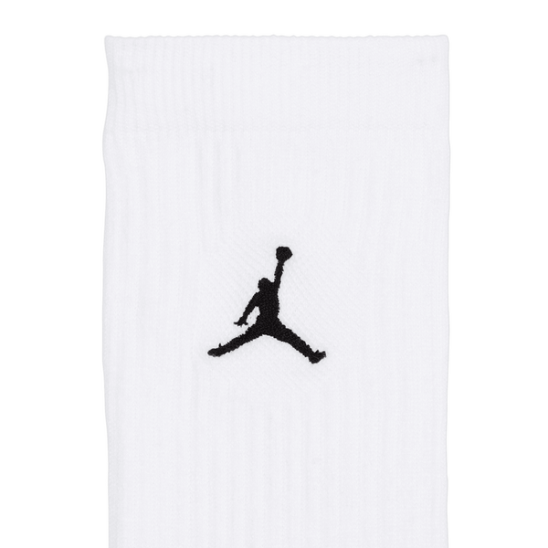 Jordan Cushion Ply Crew Sock 6 Pack - Men's - White/Black - Image 4