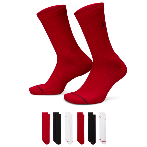 Jordan Cushion Ply Crew Sock 6 Pack - Men's - Assorted