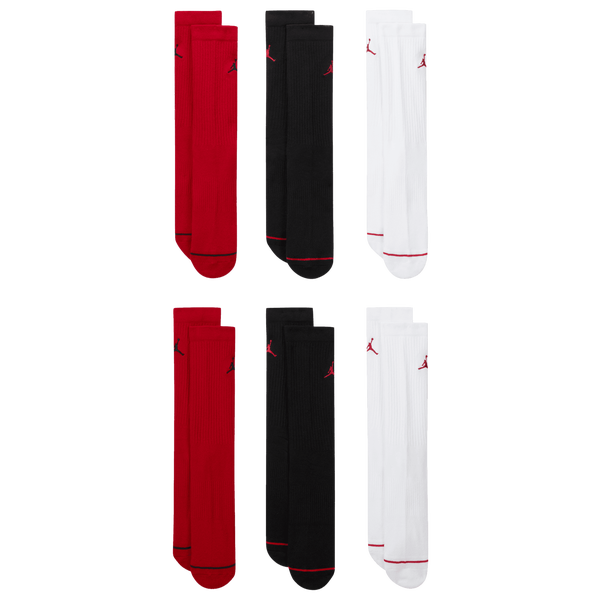 Jordan Cushion Ply Crew Sock 6 Pack - Men's - Assorted - Image 2
