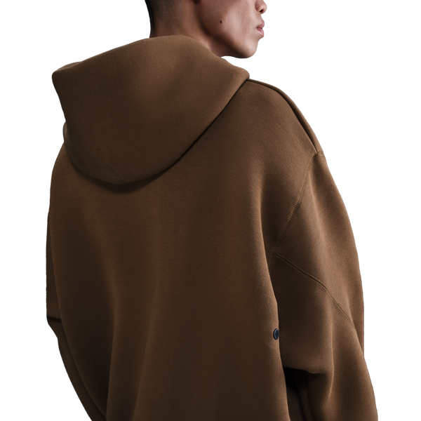 Nike Tech Fleece Hoodie - Men's - Mosswood Brown/Black - Image 2