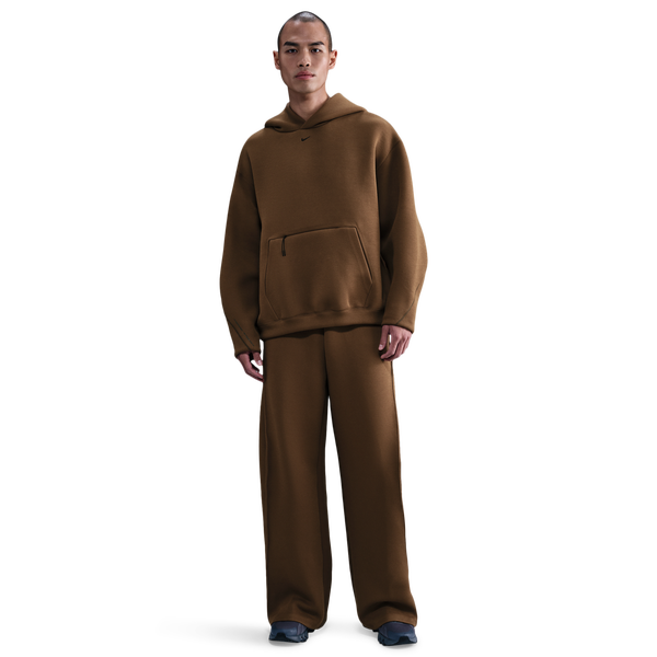 Nike Tech Fleece Hoodie - Men's - Mosswood Brown/Black - Image 3