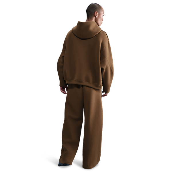 Nike Tech Fleece Hoodie - Men's - Mosswood Brown/Black - Image 4