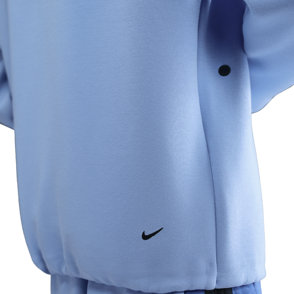 Nike Tech Fleece Crew - Men's - Aluminum/Black - Image 2