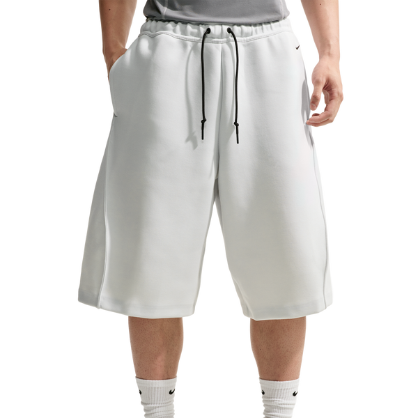 Nike Tech Fleece Shorts - Men's - Off White/Black