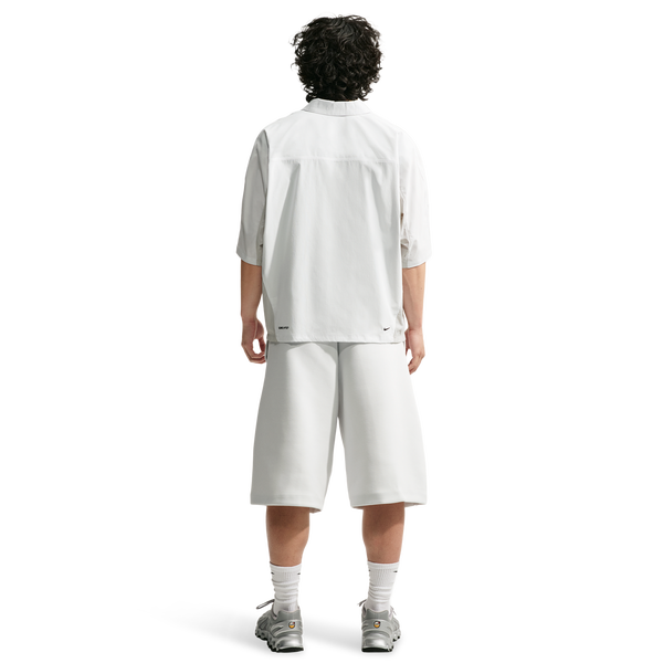 Nike Tech Fleece Shorts - Men's - Off White/Black - Image 4