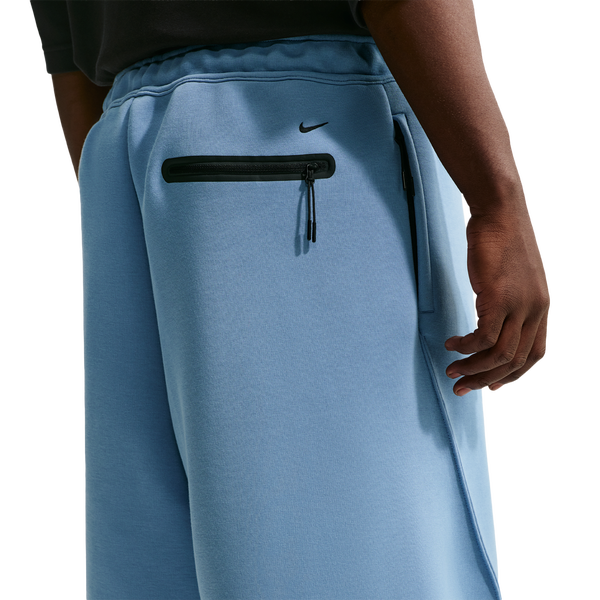 Nike Tech Fleece Shorts - Men's - Work Blue/Black - Image 2