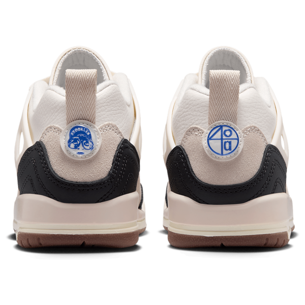 Jordan Spizike Low FC - Boys' Grade School - Sail/Phantom/University Red - Image 3