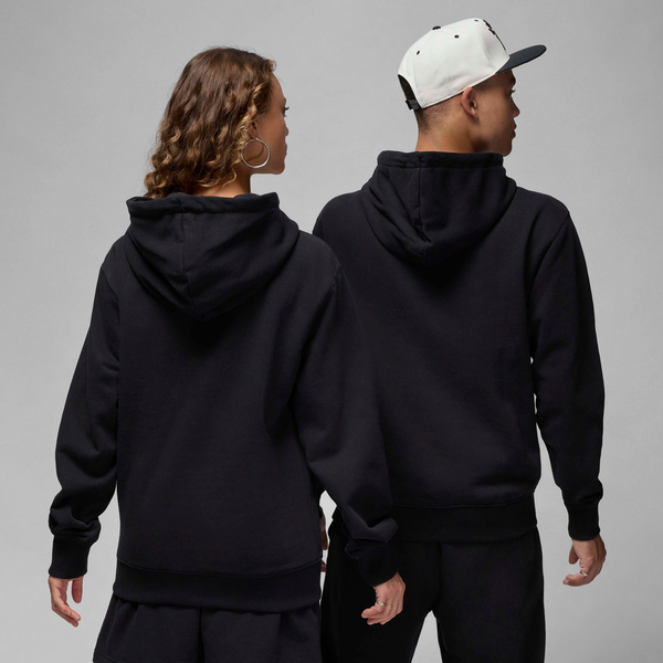 Jordan Flight Fleece Pullover - Men's - Black - Image 2