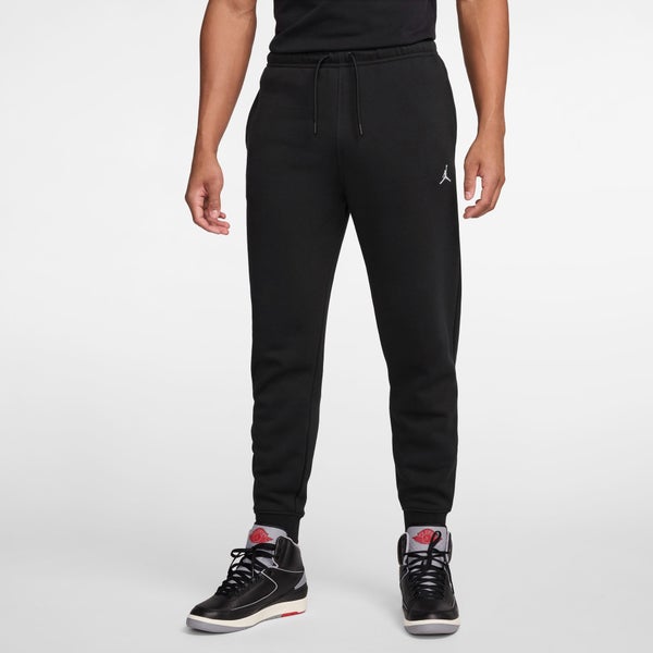 Jordan Brooklyn Fleece Pants - Men's - Black/White - Image 2