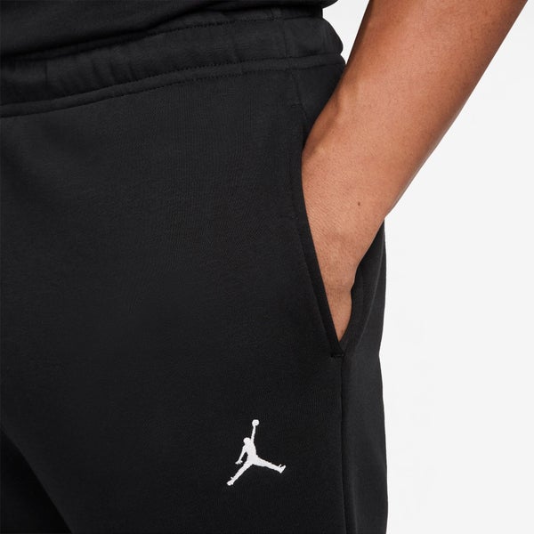Jordan Brooklyn Fleece Pants - Men's - Black/White - Image 4