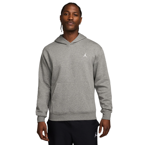 Jordan Brooklyn Fleece Pullover - Men's - Grey Heather/White
