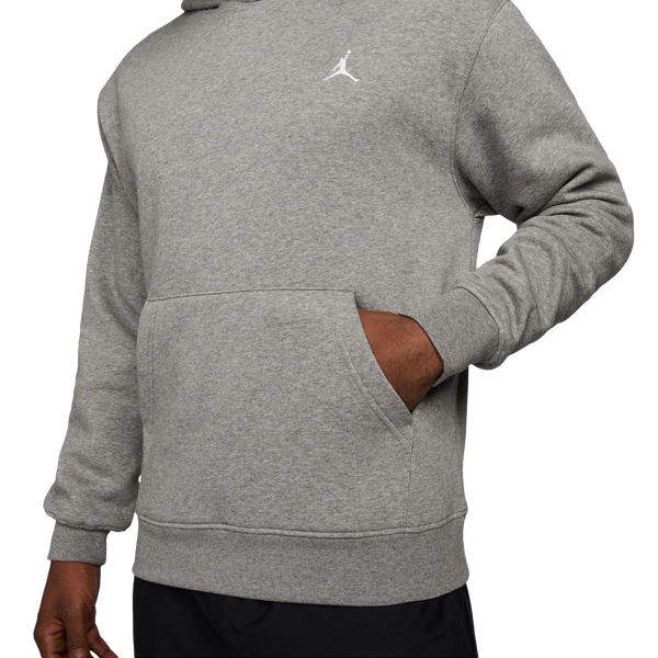 Jordan Brooklyn Fleece Pullover - Men's - Grey Heather/White - Image 3