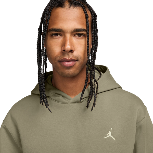 Jordan Brooklyn Fleece Pullover - Men's - Sail/Medium Khaki - Image 3