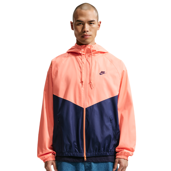 Nike NSW Windrunner Jacket - Men's - Orange Frost/Midnight Navy/Midnight Navy
