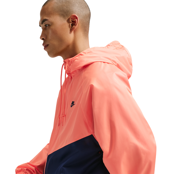 Nike NSW Windrunner Jacket - Men's - Orange Frost/Midnight Navy/Midnight Navy - Image 5