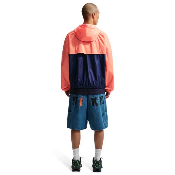 Nike NSW Windrunner Jacket - Men's - Orange Frost/Midnight Navy/Midnight Navy - Image 8