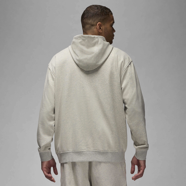 Jordan Dri-FIT Sport Crossover Fleece Pullover - Men's - White/Grey Heather - Image 2