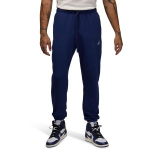 Jordan Dri-FIT Sport Crossover Fleece Pants - Men's - Midnight Navy/White