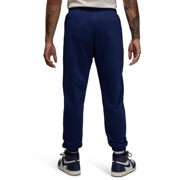 Jordan Dri-FIT Sport Crossover Fleece Pants - Men's - Midnight Navy/White - Image 2