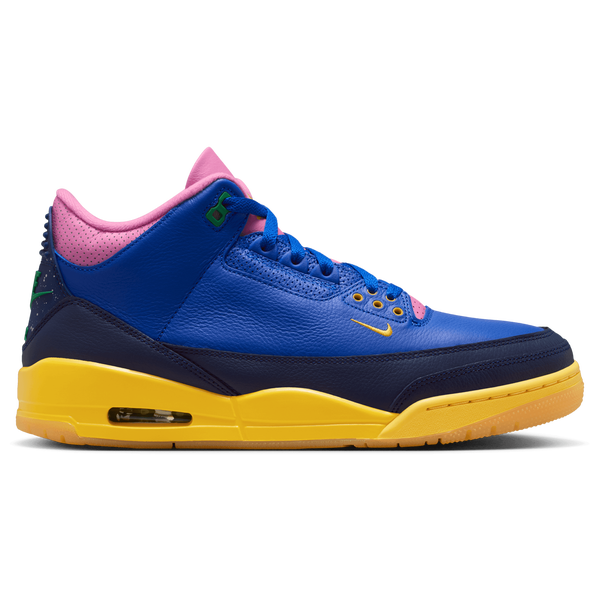 Jordan AJ 3 Retro OG Brazil SP - Men's - Racer Blue/Lucky Green/Varsity Maize