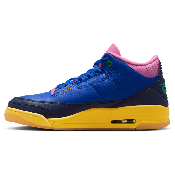 Jordan AJ 3 Retro OG Brazil SP - Men's - Racer Blue/Lucky Green/Varsity Maize - Image 2