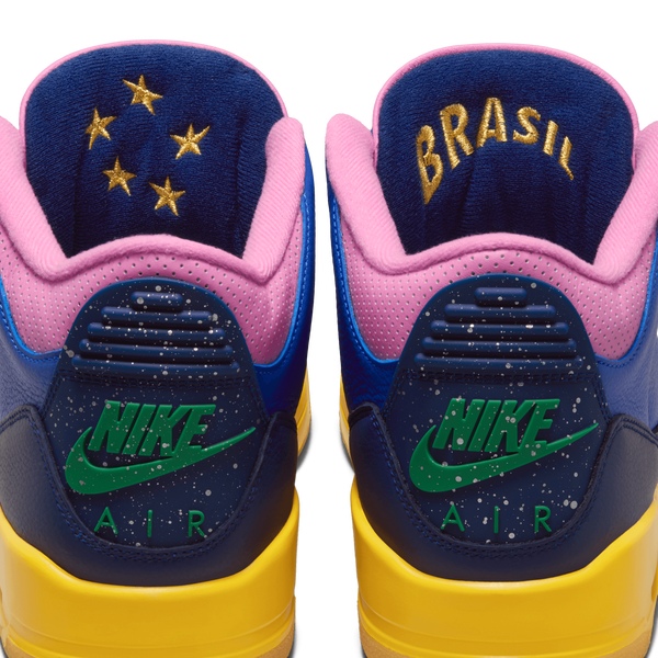 Jordan AJ 3 Retro OG Brazil SP - Men's - Racer Blue/Lucky Green/Varsity Maize - Image 9