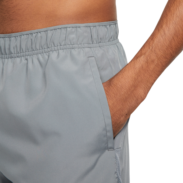 Nike Dri-FIT Challenger 5BF Shorts - Men's - Smoke Grey/Smoke Grey/Black - Image 4