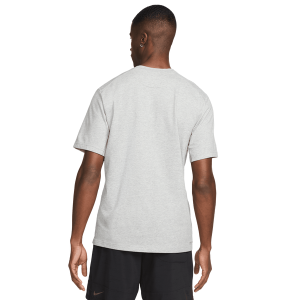 Nike Dri-FIT Primary Statement Short Sleeve T-Shirt - Men's - Smoke Grey/Dk Grey Heather/Heather - Image 2