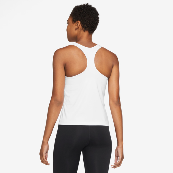 Nike Dri-FIT Swoosh Bra Tank - Women's - White/Stone Mauve/Black - Image 3