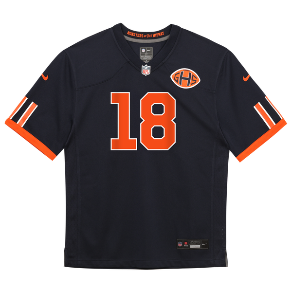 Nike Bears NFL Rival CW18 Game Jersey - Boys' Grade School - Navy - Image 2