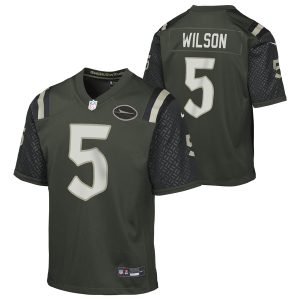 Nike Jets NFL Rival Game Jersey - Boys' Grade School - Grey