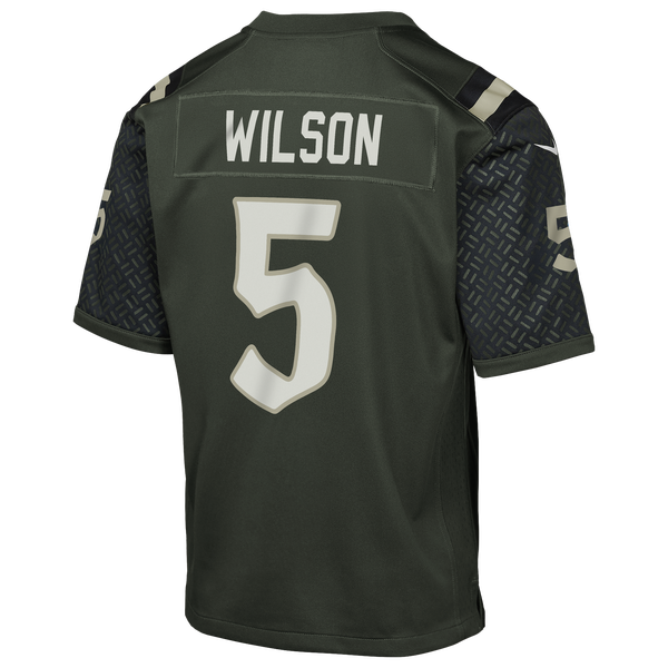 Nike Jets NFL Rival Game Jersey - Boys' Grade School - Grey - Image 3